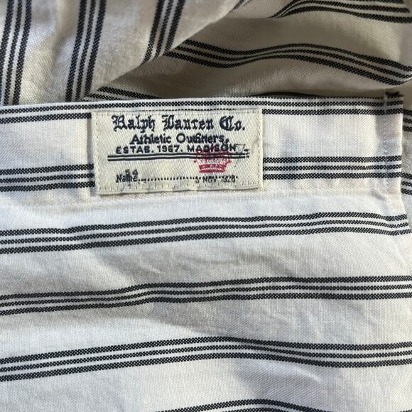 Ralph Lauren Shirt Mens XL Cream Striped Custom Fit Button Down Business Office - Picture 7 of 9